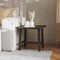 Flash Furniture Square 21.75 W, 21.75 L, Rubberwood (Parawood), Dark Gray LFS-4005-DKGRY-GG - alternate 1